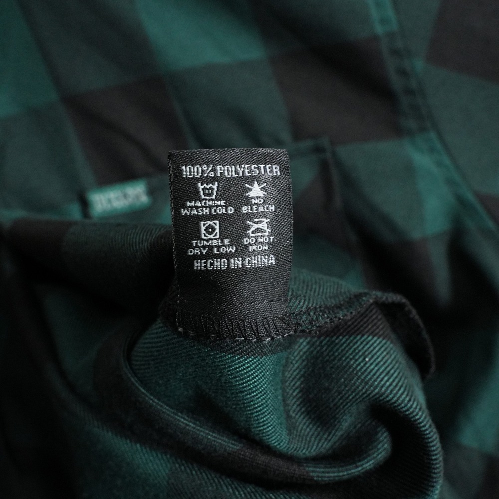 Dixxon Flannel Co Evergreen Green Black Buffalo Plaid D-Tech Shirt Mens Large - Picture 8 of 8